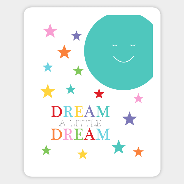 dream a little dream Sticker by creativemonsoon